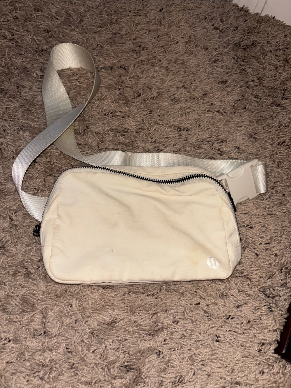 lululemon athletica Cream Belt Bag